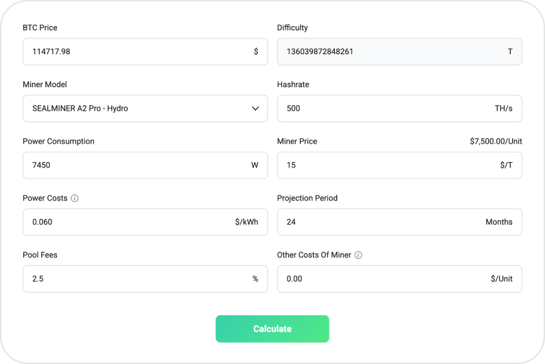 Electricity Cost Calculator